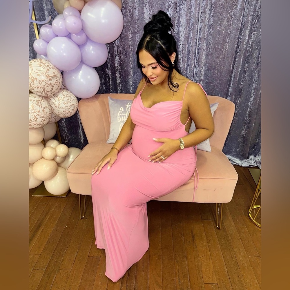 Melani the Label JIANI GOWN - MAUVE - Picture 3 of 4